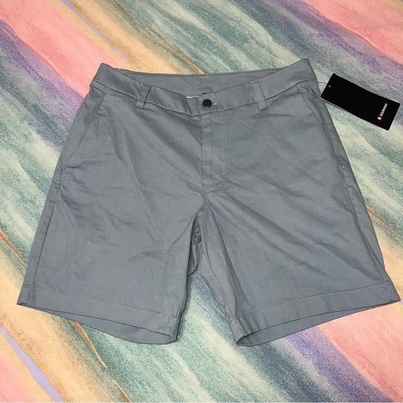 Lululemon Commission Short Classic 7“ CHBY/WHT Blue Men's Size 31 - Picture 1 of 6